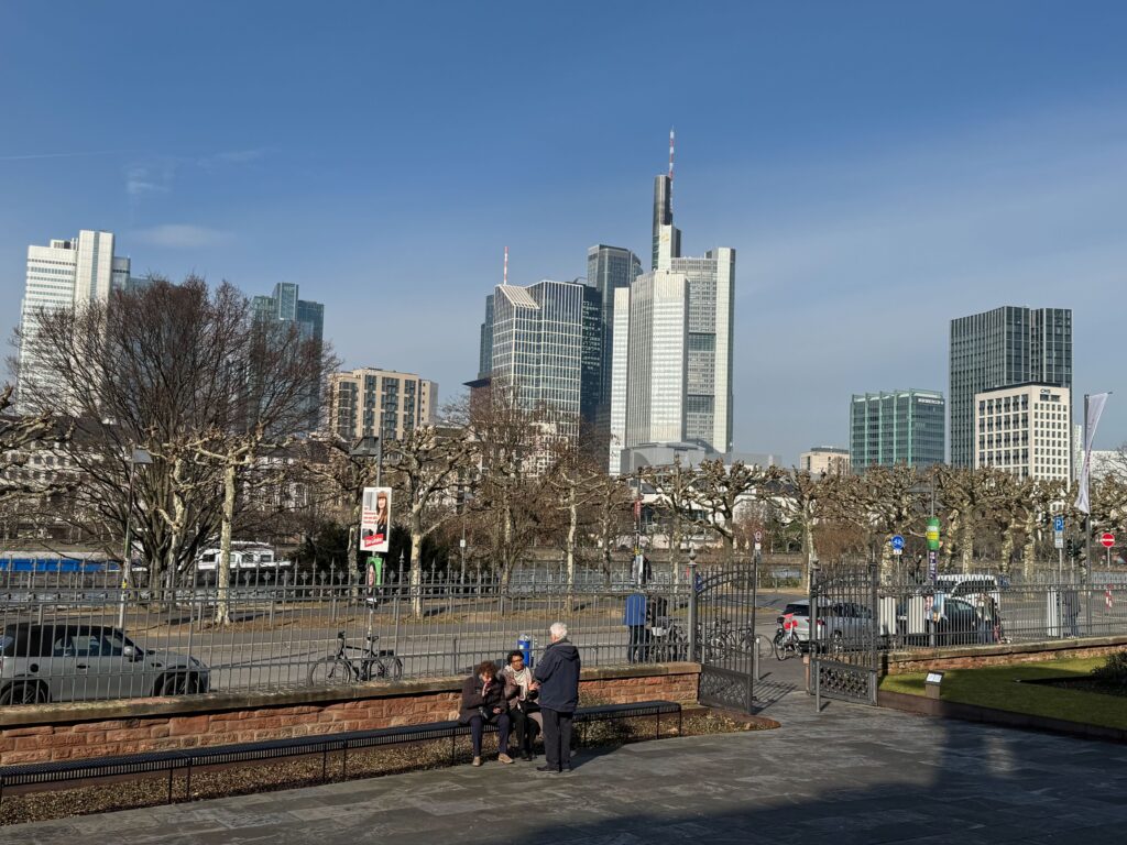 Frankfurt im März