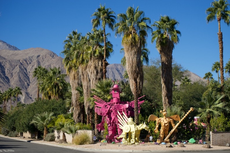 Palm Springs - Kunstobjekte